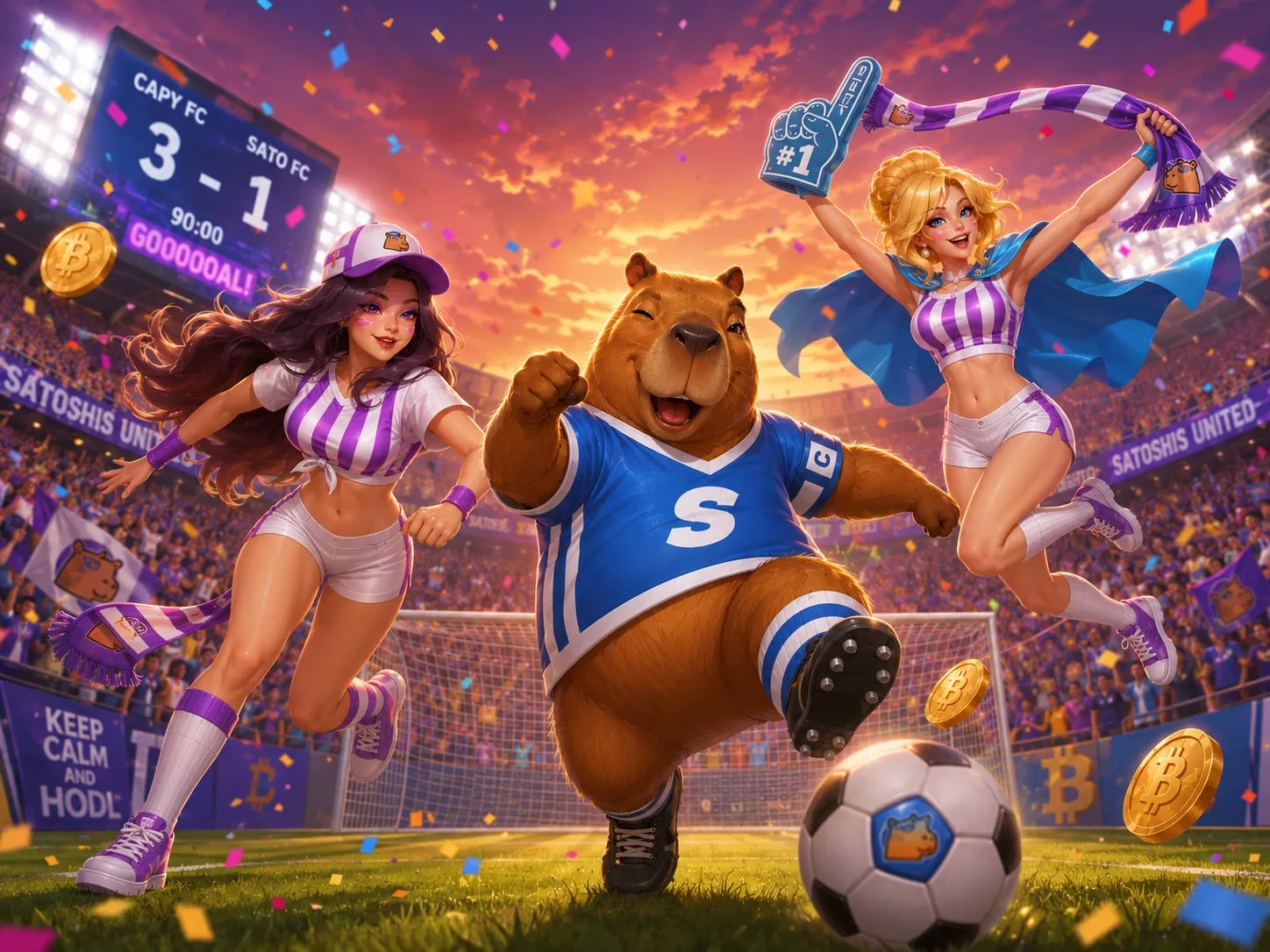 Crypto sports legends in action